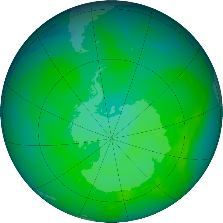 Ozone Map 1982-12-06